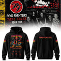 Foo Fighters Take Cover Tour 2026 Rock Hoodie Music Lover Graphic Hoodie Foo Fighters Merch - Merchluma