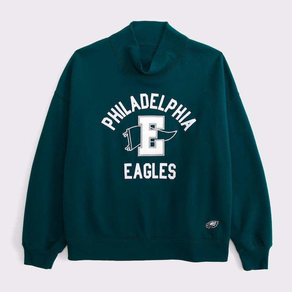 Abercrombie & Fitch x NFL Merch 2026 Philadelphia Football Sweatshirt Game Day Gear Eagles Merch - Merchluma