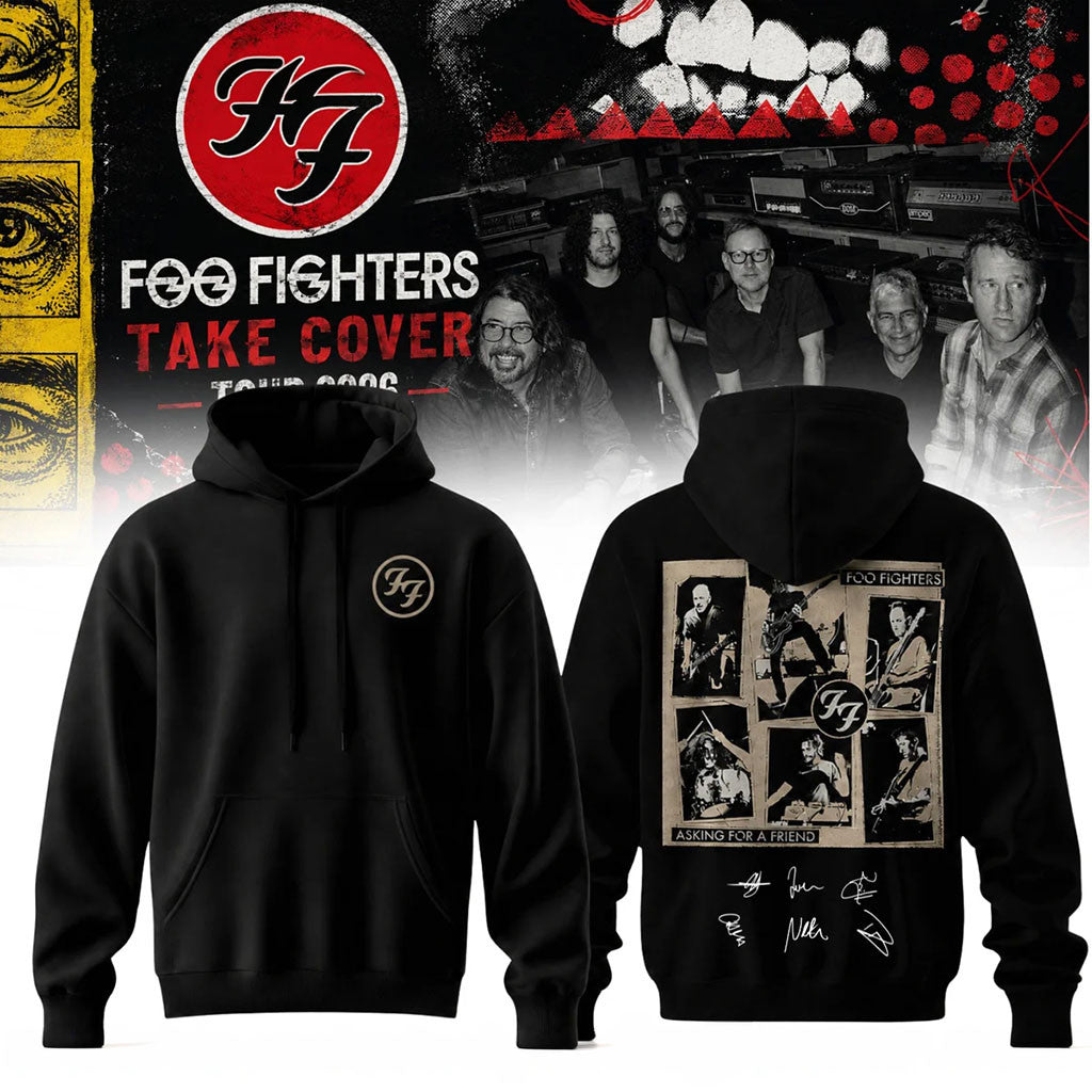 Foo Fighters Take Cover Tour 2026 T-Shirt Foo Fighters Merch Rock Band Concert Fan Gifts - Merchluma