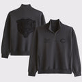 Abercrombie & Fitch x NFL Merch 2026 Chicago Bears Monsters Of The Midway Half-Zip Sweatshirt - Merchluma