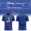 Buffalo Bills Disney Champion Main Character Energy T-Shirt Bills Merch Gifts For Football Fan - Merchluma
