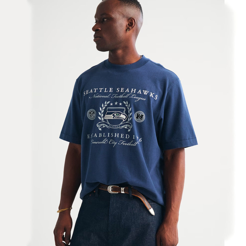 Abercrombie & Fitch x NFL Merch 2026 Seattle Seahawks National Football League T-Shirt Seahawks Merch - Merchluma