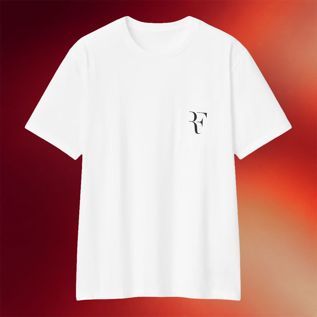 Roger Federer Merch 2026 RF T-Shirt White Roger Federer Shirt US Open Merch Tennis Fans Gifts - Merchluma