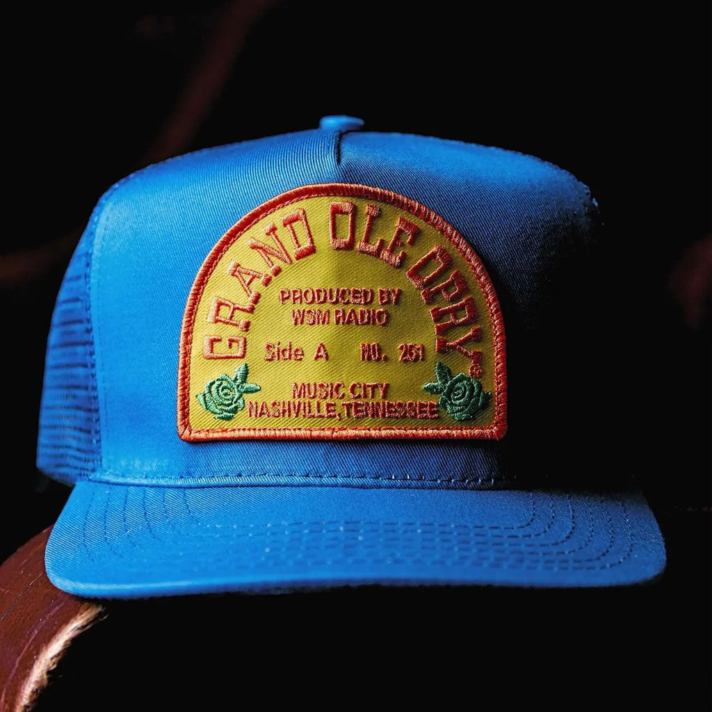 The Opry Shop Merch 2026 Opry Imogene Willie Side A Trucker Snapback Hat Blue Fans Gifts - Merchluma