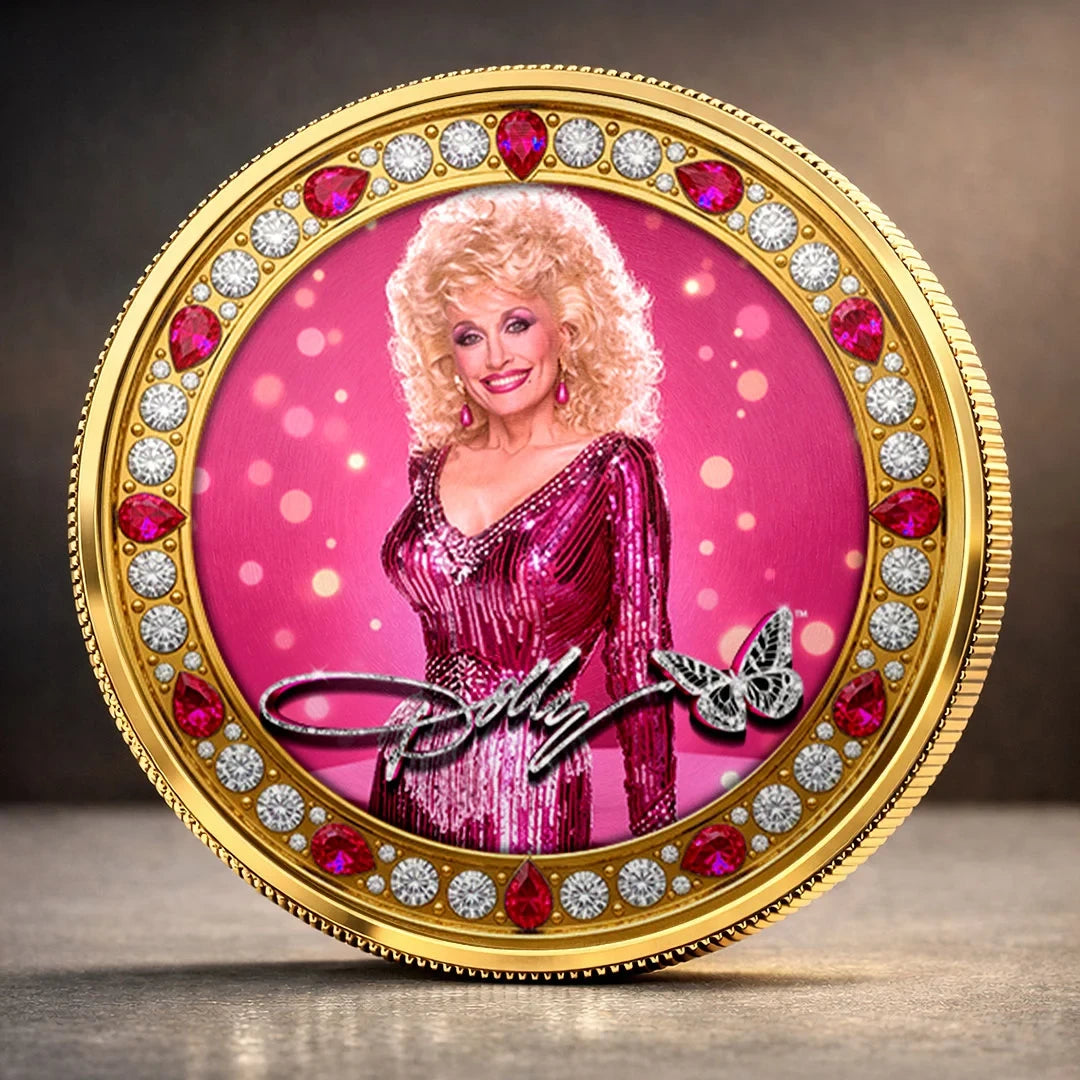 Dolly Parton Merch Dolly Parton Commemorative Coin Thank You For The Memories Coin Gifts - Merchluma
