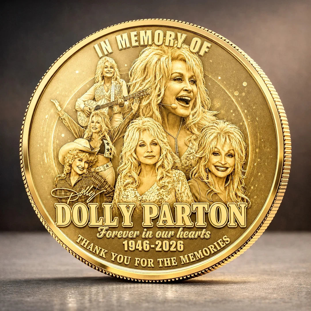 Dolly Parton Merch In Memory Of Dolly Parton Coin Forever In Our Heart 1946 2026 Merchandise - Merchluma