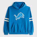 Abercrombie & Fitch x NFL Merch 2026 Detroit Lions Football Blue Hoodie Lions Merch Gifts For Fan - Merchluma