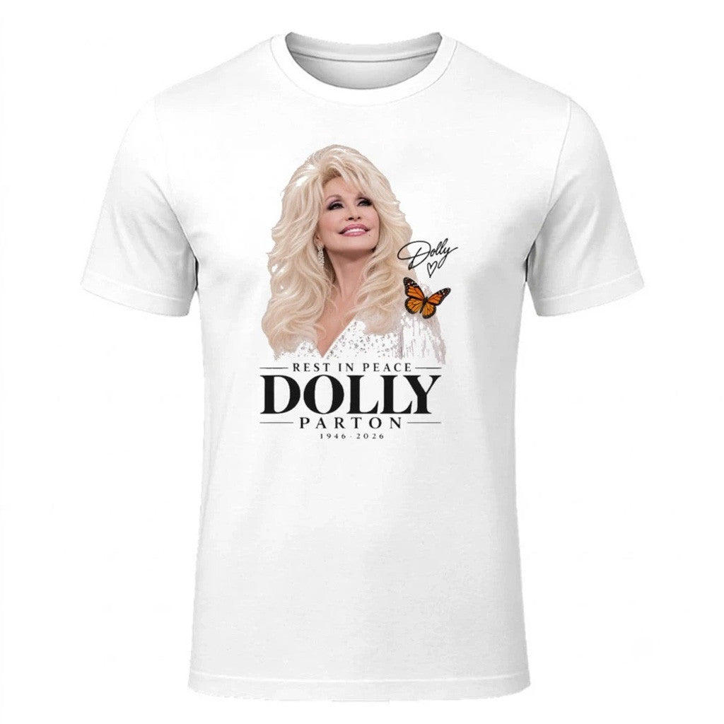 Dolly Parton Merch Rest In Peace Dolly Parton 1946 2026 T-Shirt Country Legend Tribute Shirt - Merchluma