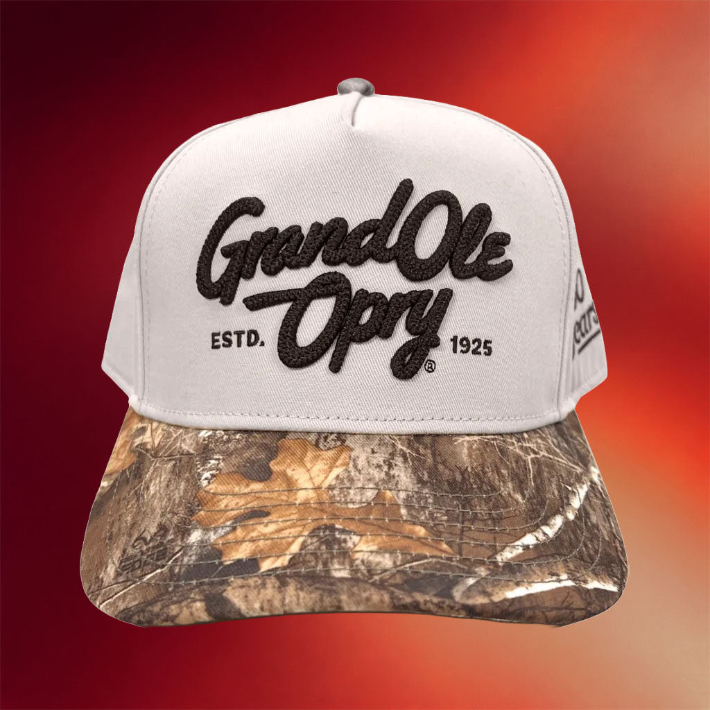 The Opry Shop Merch 2026 Opry 100 Realtree Camo Hat Embroidered Best Gifts For Boyfriend - Merchluma