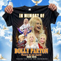 Dolly Parton Merch In Memory Of Dolly Parton T-Shirt 1946 2026 Forever In Our Heart Tee - Merchluma