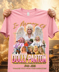 Dolly Parton Merch In Memory Of Dolly Parton T-Shirt 1946 2026 Thank You For The Memories Shirt - Merchluma