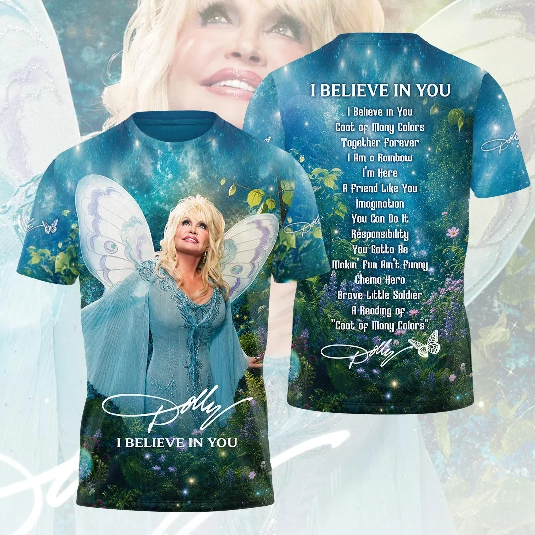 Dolly Parton Merch I Believe In You T-Shirt Dolly Parton In Loving Memory Shirt Fan Gifts - Merchluma
