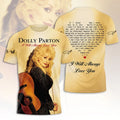 Dolly Parton Merch I Will Always Love You T-Shirt RIP Dolly Parton Shirt Memorial Gifts - Merchluma