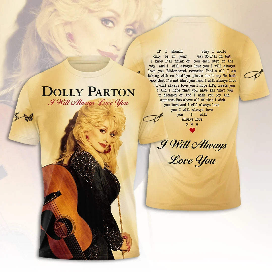 Dolly Parton Merch I Will Always Love You T-Shirt RIP Dolly Parton Shirt Memorial Gifts - Merchluma