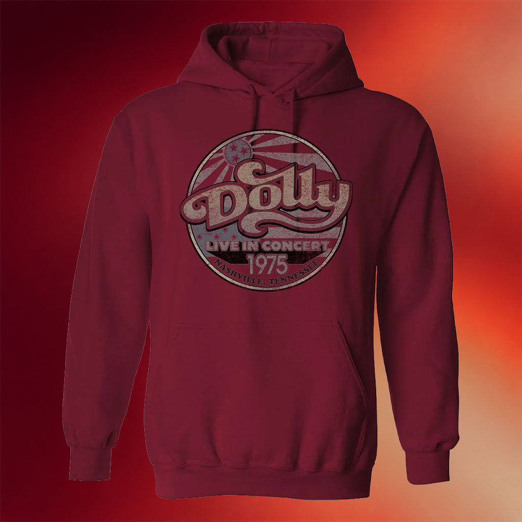 Dolly Parton Merch 2026 Dolly Parton Live In Concert 1975 Hoodie Presents Music Lovers - Merchluma