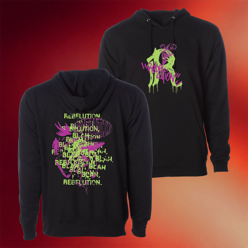 The Rebelution Merch 2026 Graffiti Hoodie Black Birthday Gift For Husband - Merchluma