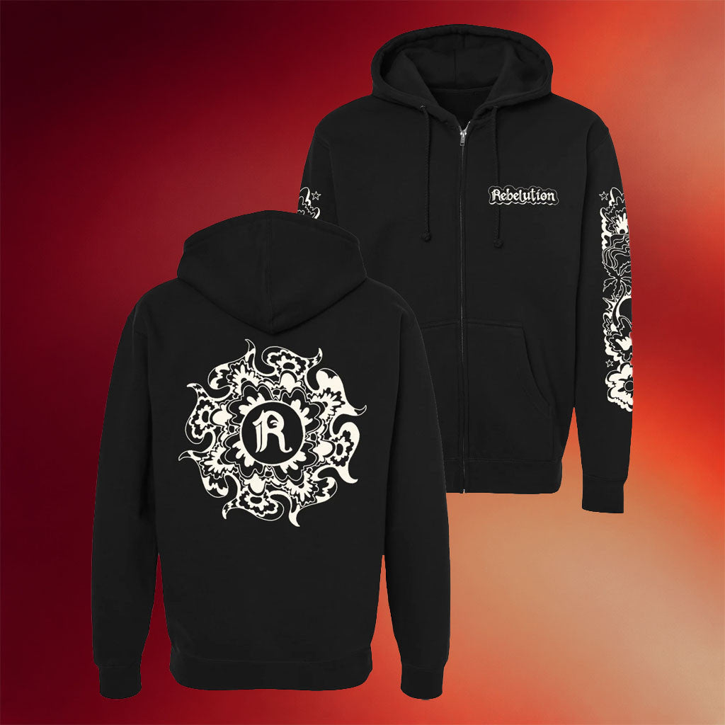 The Rebelution Merch 2026 Hippy Zip Hoodie Black Gift Ideas For Husband - Merchluma