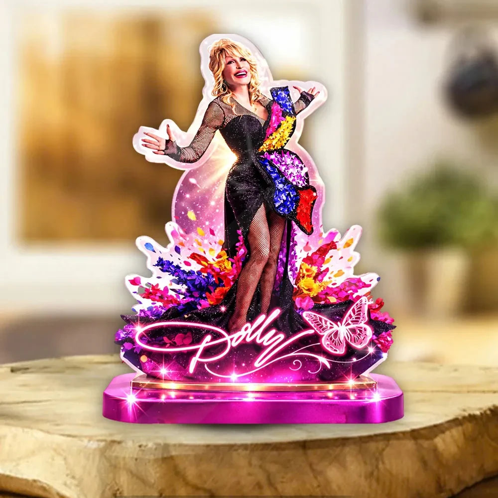 Dolly Parton Merch 2026 Dolly Parton Acrylic Plaque Display Decor Gift For Music Fans - Merchluma