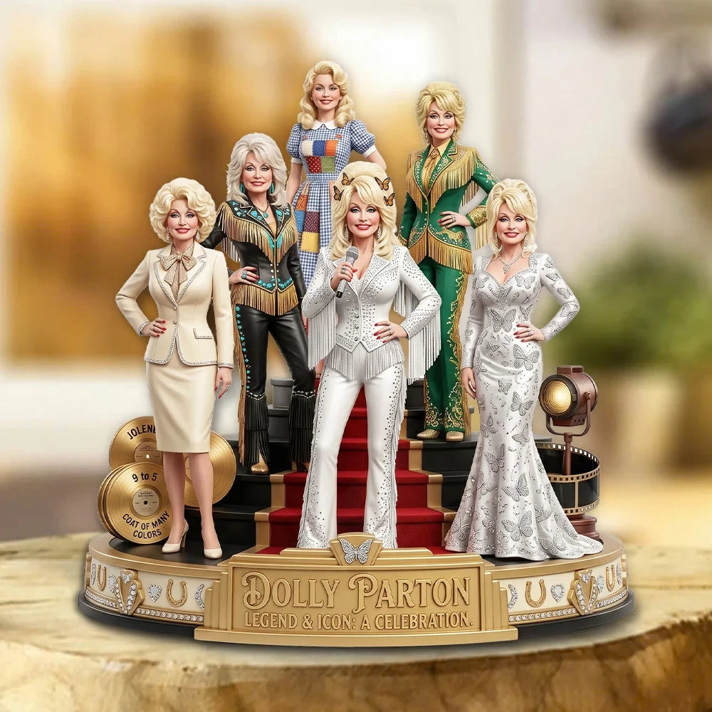 Dolly Parton Merch Dolly Parton Legend And Icon A Celebration Acrylic Plaque RIP Merch Decor - Merchluma