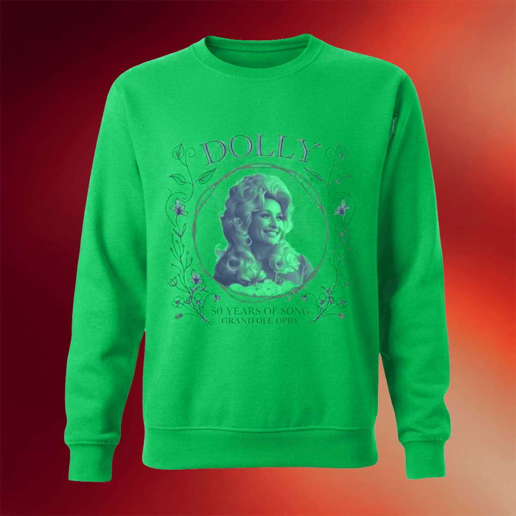 Dolly Parton Merch 2026 Opry X Dolly Parton Wildflower Crewneck Dolly Parton Sweatshirt - Merchluma
