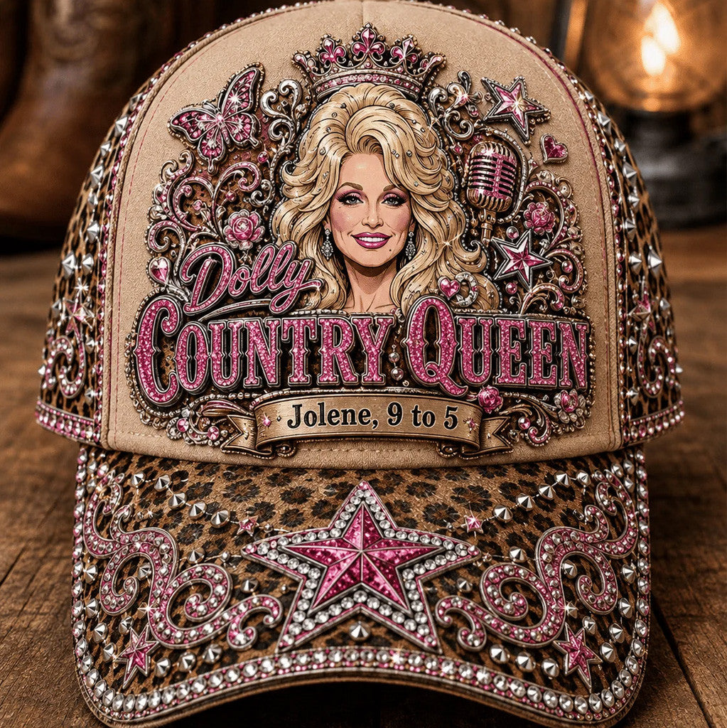 Dolly Parton Country Queen Jolene 9 to 5 Hat Dolly Parton Merch Country Music Fan Gift - Merchluma
