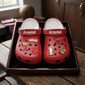 Arsenal FC Premier League Champions 25 26 Crocs Arsenal FC Merch Gift For Football Lovers - Merchluma