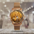 Dolly Parton Merch Dolly Parton The Queen Of Country Music Mesh Strap Quartz Watch Signed - Merchluma