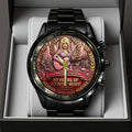 Dolly Parton Merch Dolly Parton 80 Years Of Country Music Legend Black Stainless Steel Watch - Merchluma