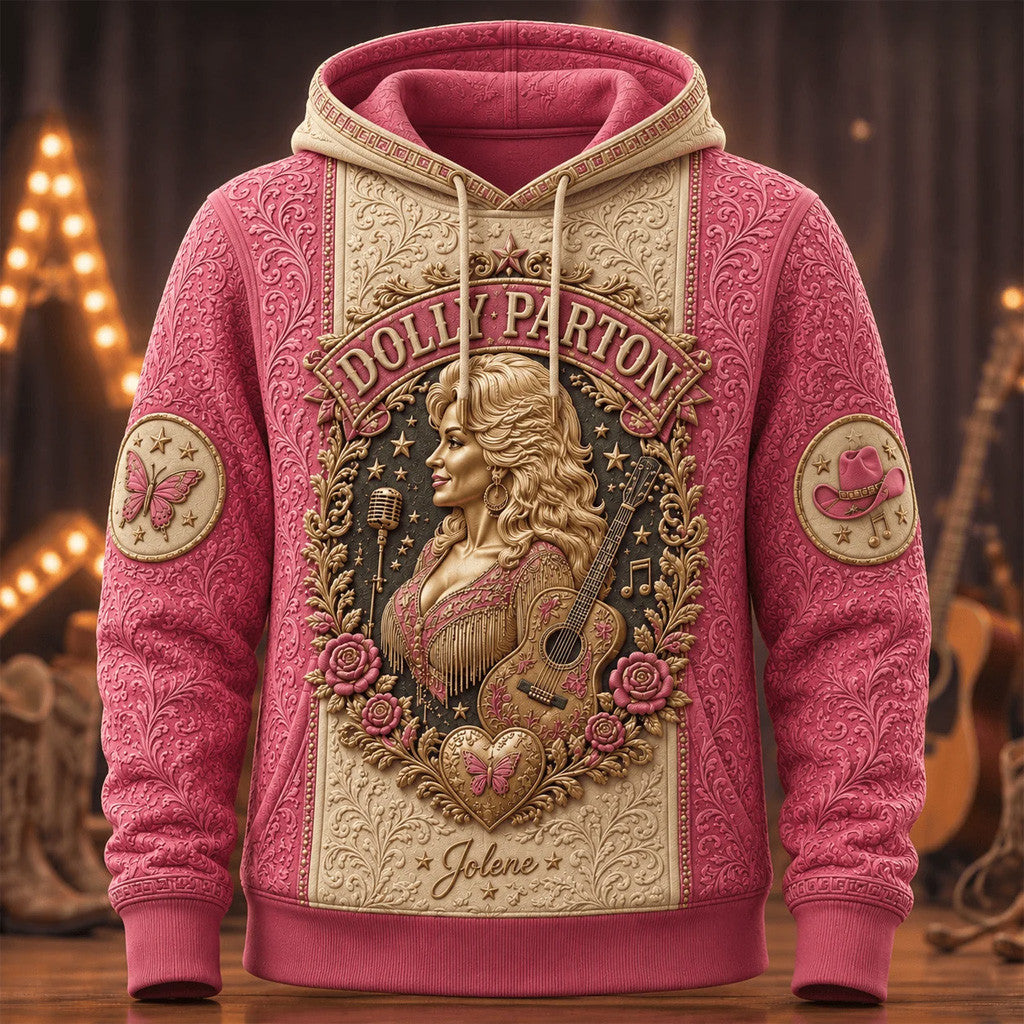 Dolly Parton In Memory 1946-2026 Pink Hoodie Country Music Queen Memorial Apparel Fans Gifts - Merchluma