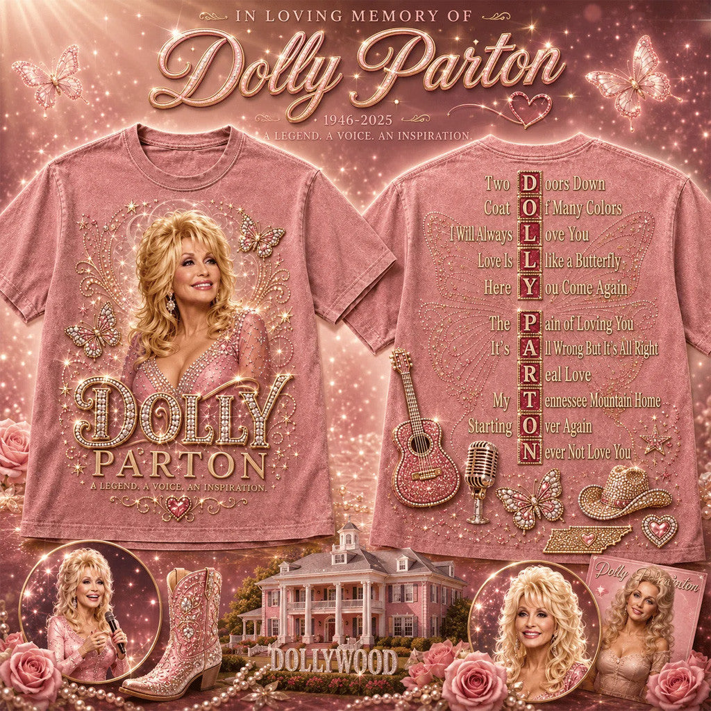 Dolly Parton Forever in Our Hearts Memorial Shirt 1946-2026 Country Queen Tribute Tee - Merchluma