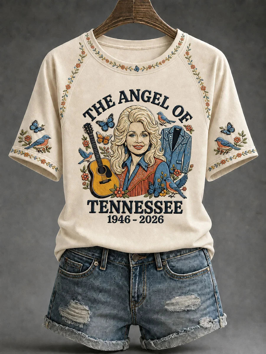 Dolly Parton Merch The Angle Of Tennessee 1946 2026 T-Shirt RIP Dolly Parton Clothing Gifts - Merchluma