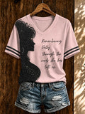 Dolly Parton Merch Remembering Dolly Through The Words She Has Left Us V-Neck Shirt RIP Tee - Merchluma