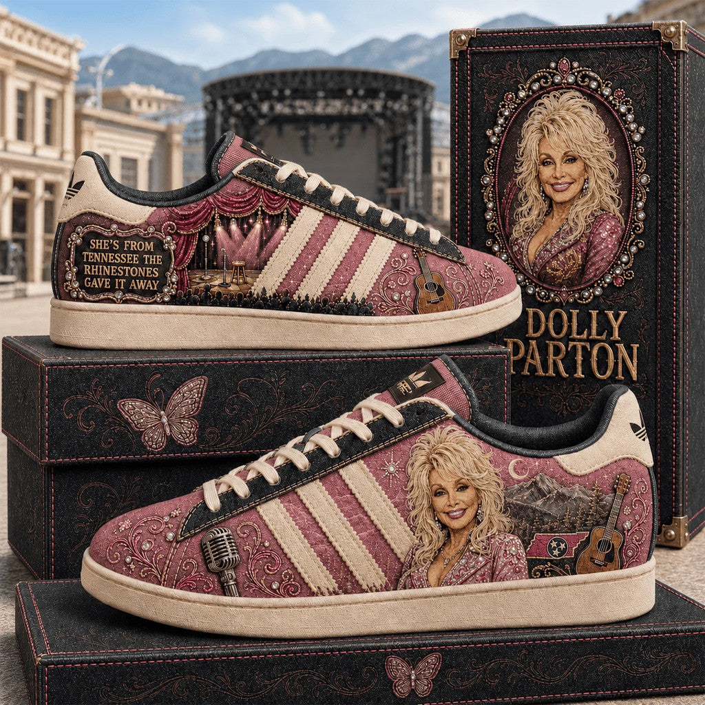 Dolly Parton Forever in Our Hearts Shoes Country Queen Tribute Sneakers Dolly Parton RIP Gift - Merchluma