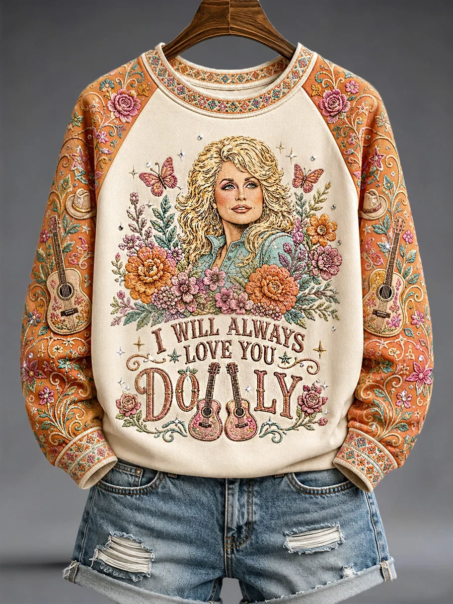 Dolly Parton Merch I Will Always Love You Dolly Sweatshirt RIP Dolly Parton Merch Fan Gifts - Merchluma