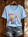 Dolly Parton Merch Pour Myself A Cup Of Ambition Dolly Parton V-Neck Shirt 1946 2026 RIP Tee - Merchluma