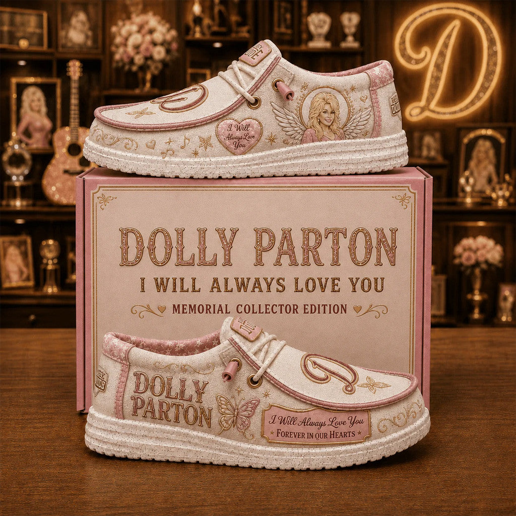 Dolly Parton Forever Remembered 1946-2026 Shoes Country Music Legend Memorial Dolly Parton Merch - Merchluma