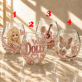 Dolly Parton In Loving Memory Wine Glass Set Rhinestone Queen 1946-2026 Country Music Tribute - Merchluma
