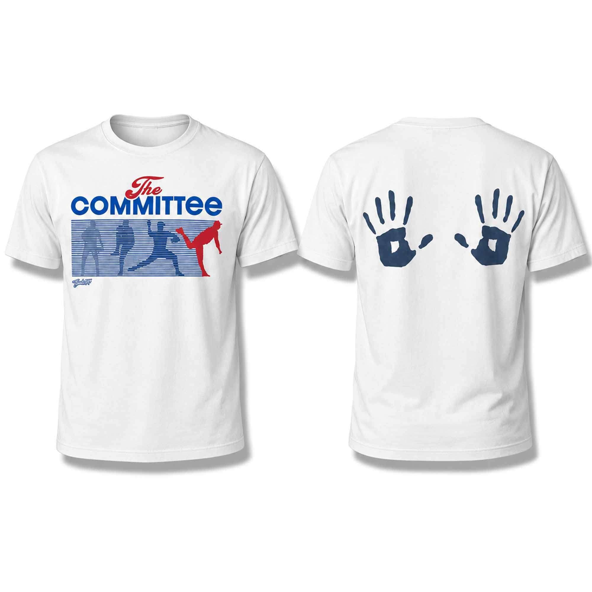 The Committee Handprint Shirt Baseball Lovers Vintage T-Shirt Gift Ideas For Friends - Merchluma