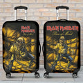 Iron Maiden Piece Of Mind Luggage Cover Iron Maiden Merch Gifts For Music Lovers - Merchluma