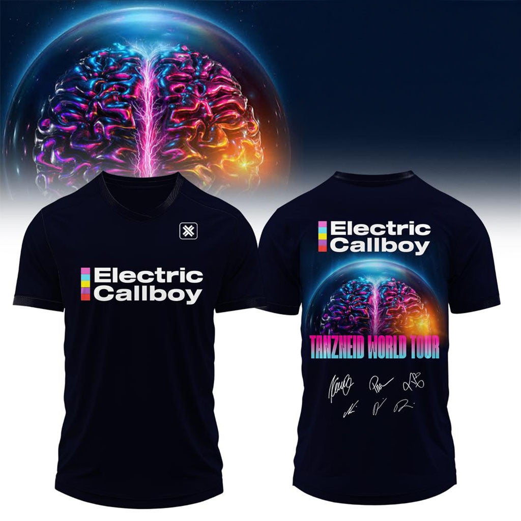 Electric Callboy Tanzneid World Tour 2026 Signature Jersey Electric Callboy Merch Fan Gifts - Merchluma