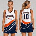 Personalized Denver Broncos Bold Team Pride Dress Denver Broncos Merch Game Day Gift For Her - Merchluma