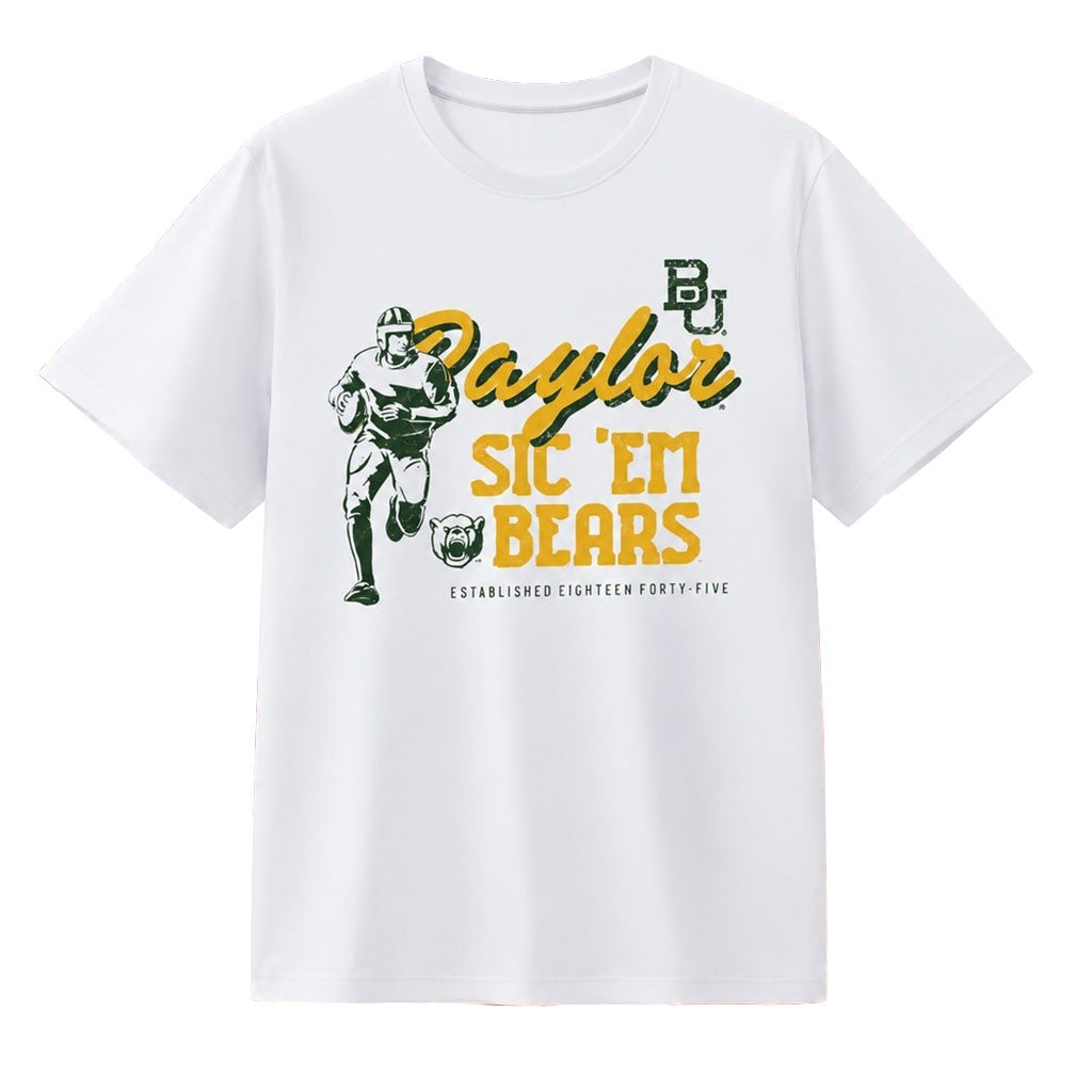 Baylor Bears Sic Em Established Eighteen Forty Five T-Shirt Baylor Bears Merch Gifts For Fan - Merchluma