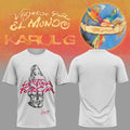 Karol G Viajando Por El Mundo Tropitour Shirt Karol G Tropicoqueta Tour 2026 Merch White - Merchluma