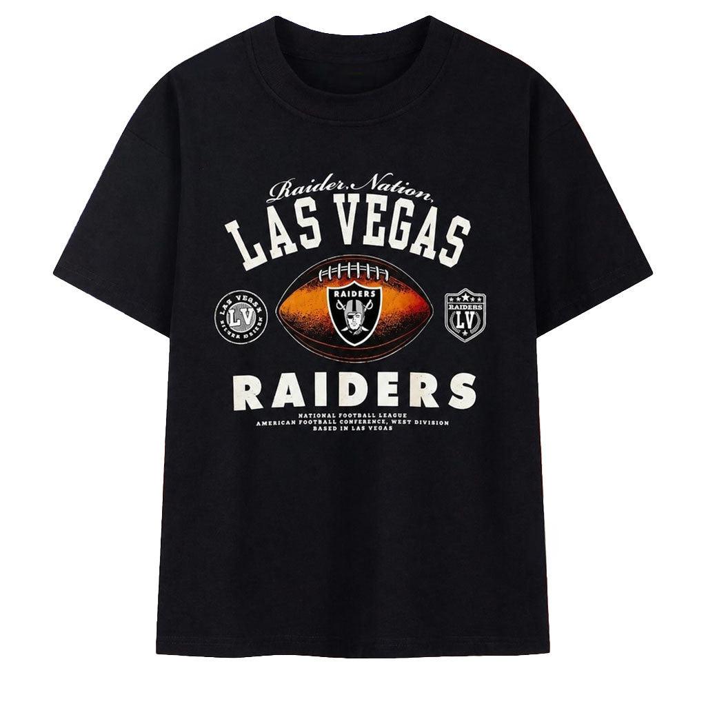 Las Vegas Raiders Raider Nation Football T-Shirt Raiders Merch Presents For Football Fans - Merchluma