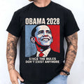 Obama 2028 Since Rules Don't Exist Anymore Shirt Election Parody Political T-Shirt Obama Merch - Merchluma
