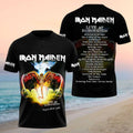 Iron Maiden Live At Donington 1992 Demon Tracklist Concert Shirt Iron Maiden Merch Fans Gifts - Merchluma