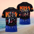 Kiss Destroyer Classic Band Members Signatures Vintage Retro Shirt Kiss Merch Gifts For Fan - Merchluma
