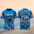 Carolina Panthers All I Need Is And Go Fishing Shirt Panthers Merch Gifts For Fishing Lovers - Merchluma