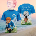 G Dragon Kpop Music Artist I Bring The Light Stick Daisy Flower Shirt G Dragon Merch Fan Gear - Merchluma