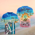 The Beach Boys Retro Surf 100 Percent Sun Kissed Element Shirt The Beach Boys Merch Fan Gear - Merchluma